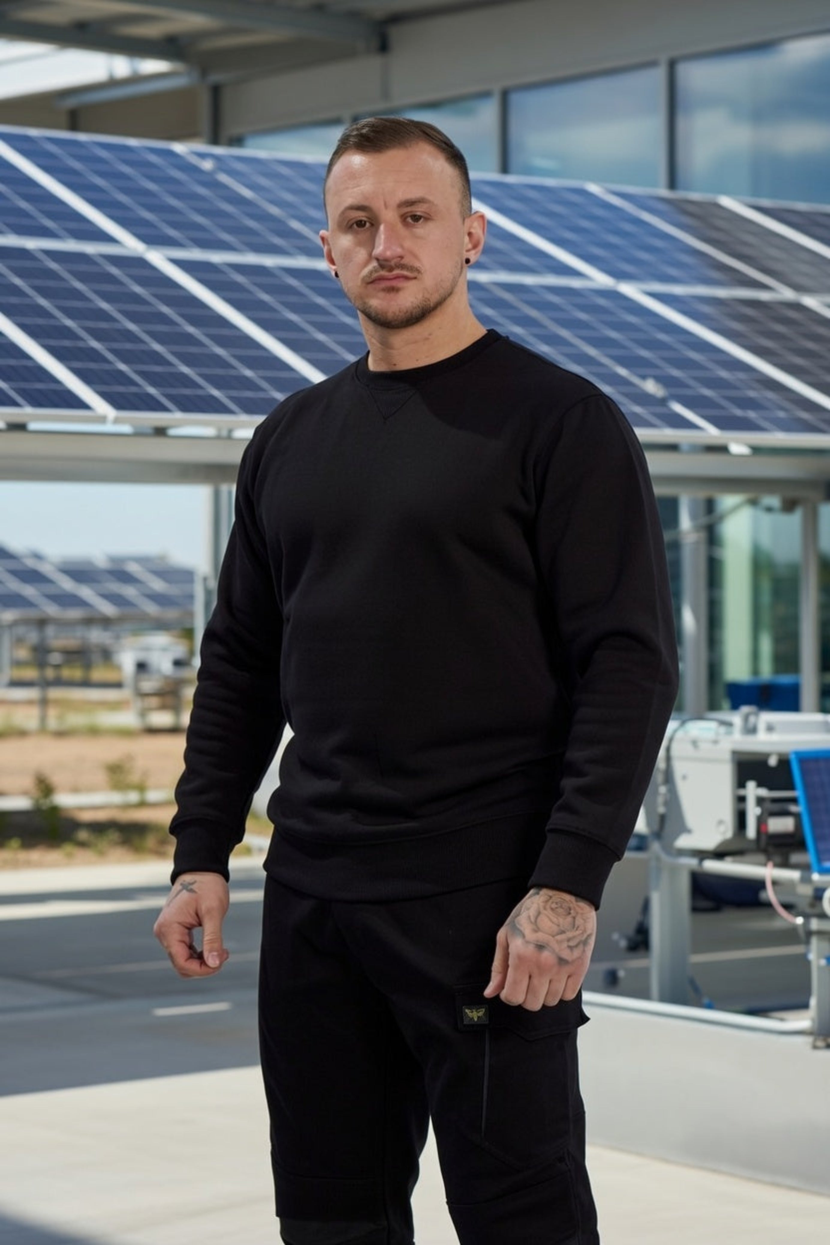 BeeWorkwear DailySweater Rundhalspullover