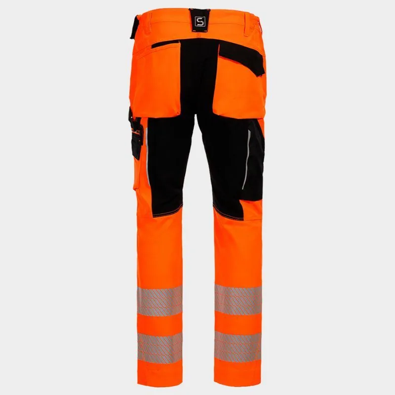 High-Visibility Hose Orange, Rückansicht