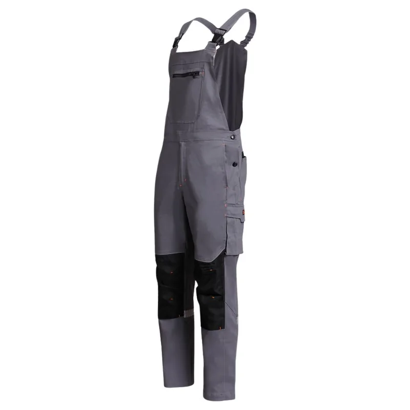 Arbeitslatzhose Melbourne in Grau/Schwarz